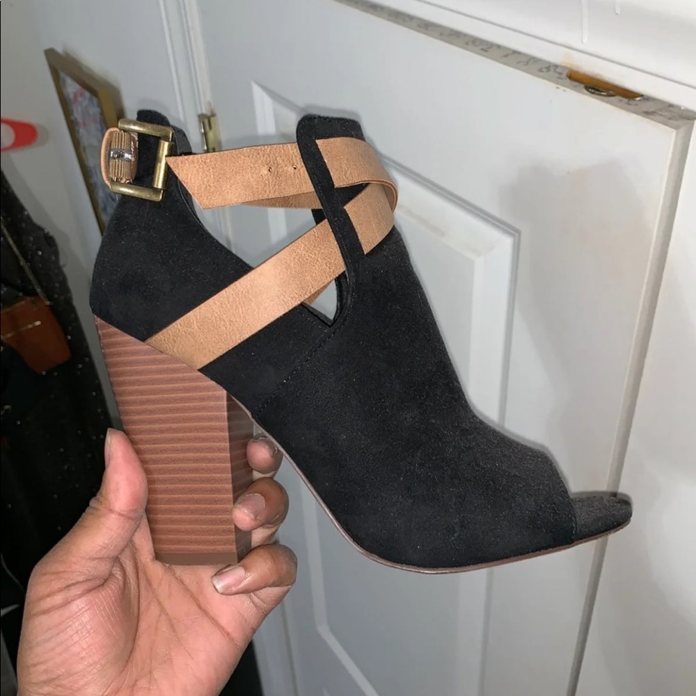 Booties with a heel